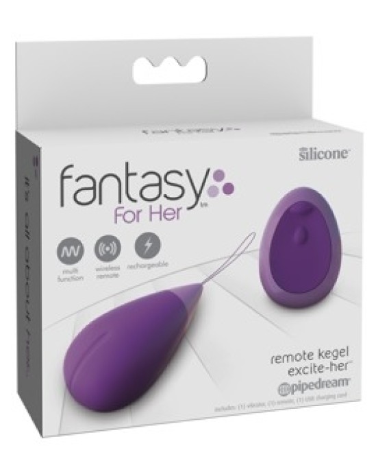 Fantasy For Her FFH Remote Kegel возбуждает ее пу