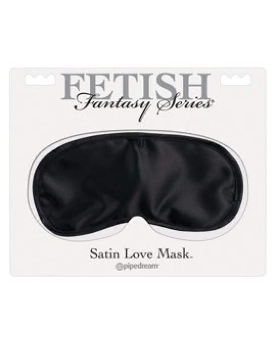 Fetish Fantasy Series FFS Satin Love Mask melna