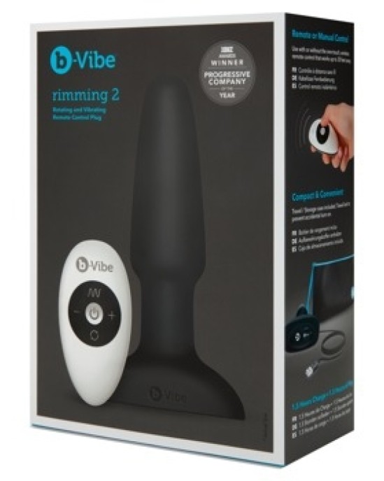 B-Vibe Римминг Плаг Черный