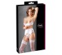 Cottelli Lingerie Shelf Bra Set white 80B/M