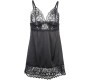 Subblime Babydolls SUBBLIME — BABYDOLL AR ZIEDU APRAKSTU KRŪTIS, BLACK S/M