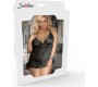 Subblime Queen Plus Size SUBBLIME - КРУЖЕВНОЙ ПЕНЬУАР С РАСКРЕШЕННЫМИ РУКАВАМИ QUEEN PLUS