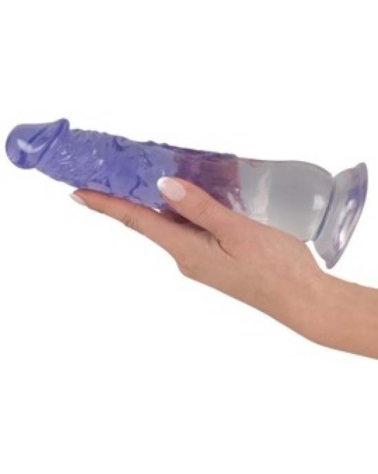 Crystal Skaidrs Dildo 22,5 cm