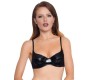 Black Level Vinyl Bra black 75B