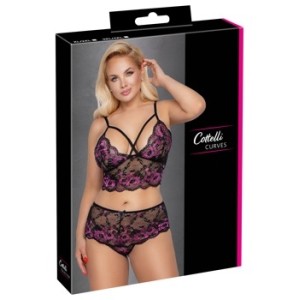 Cottelli Curves Krūšturu komplekts Mežģīnes XL/2XL