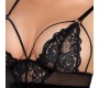 Cottelli Lingerie Bra & Thong black S