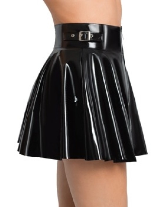 Black Level Vinyl Mini Skirt L