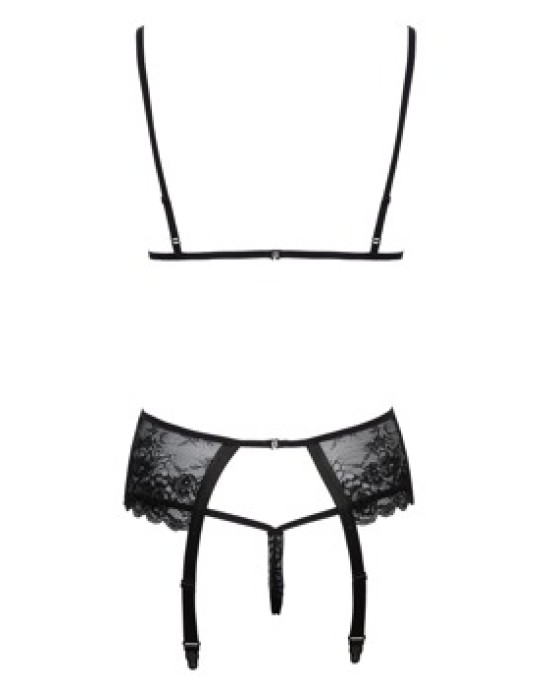 Kissable Susp Set black S/M