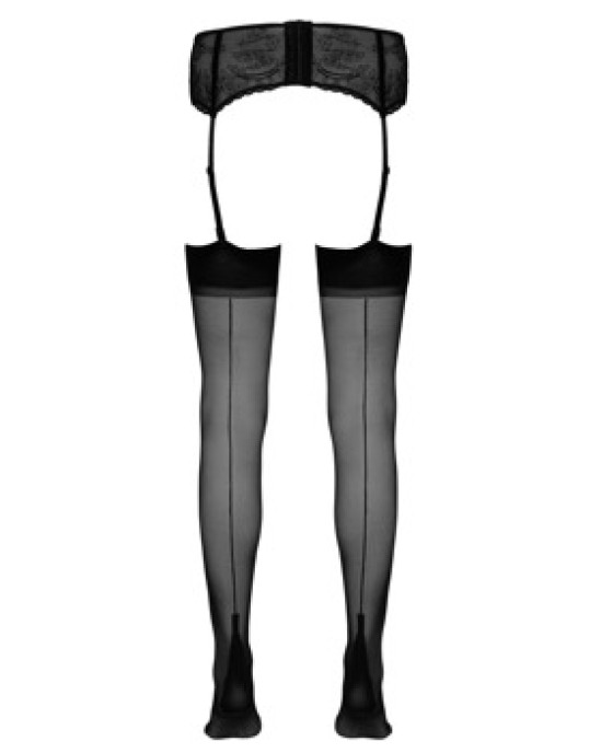 Cottelli Legwear Stockings with seam black 1