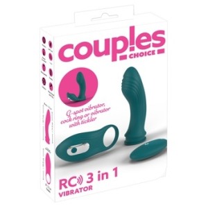 Couples Choice RC 3in1 vibrācija