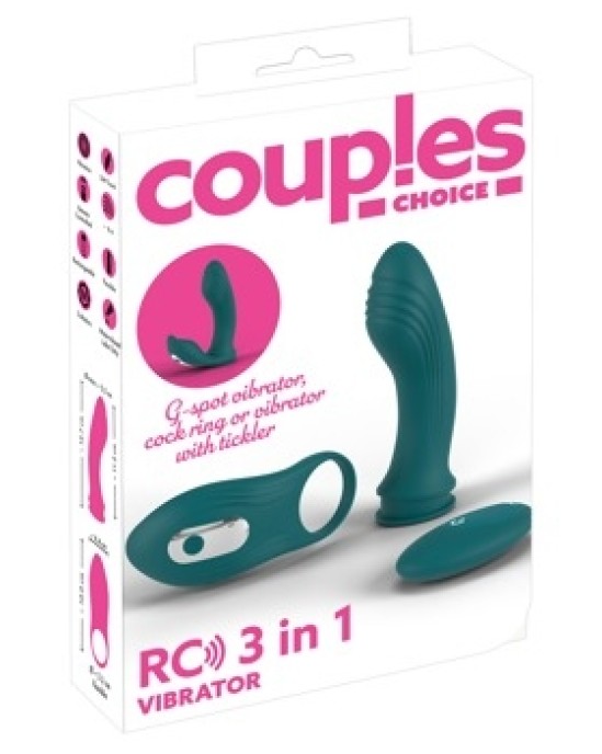 Couples Choice RC 3in1 vibrācija