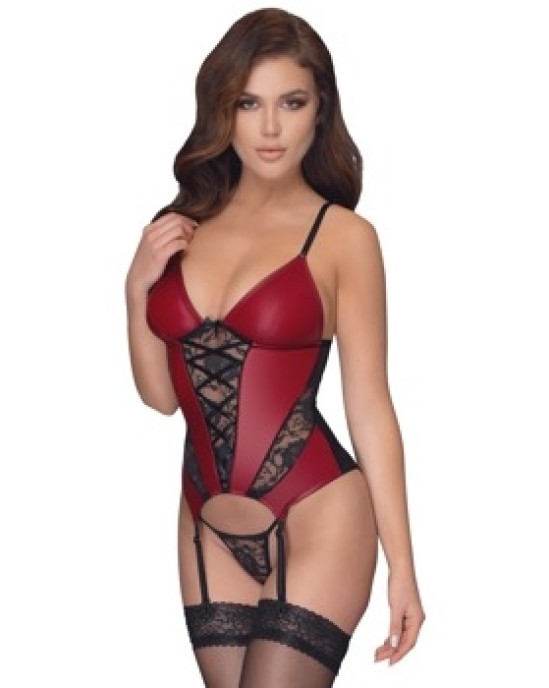 Cottelli Lingerie Basque red/black S