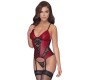 Cottelli Lingerie Basku sarkans/melns S