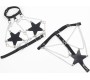 Subblime Fetish SUBBLIME - FULL BODY HARNESS WITH STAR CHAINDETAIL ONE SIZE