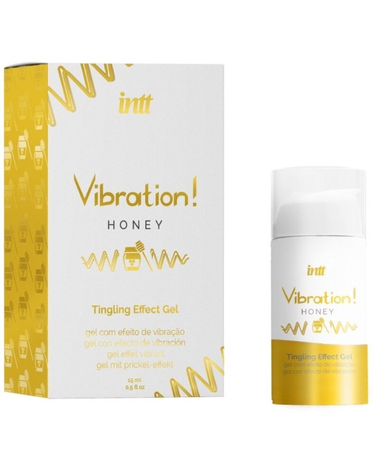 Intt Unisex Arousal Gel INTT - POWERFUL INTIMATE STIMULANT HONEY LIQUID VIBRATOR GEL 15 ML