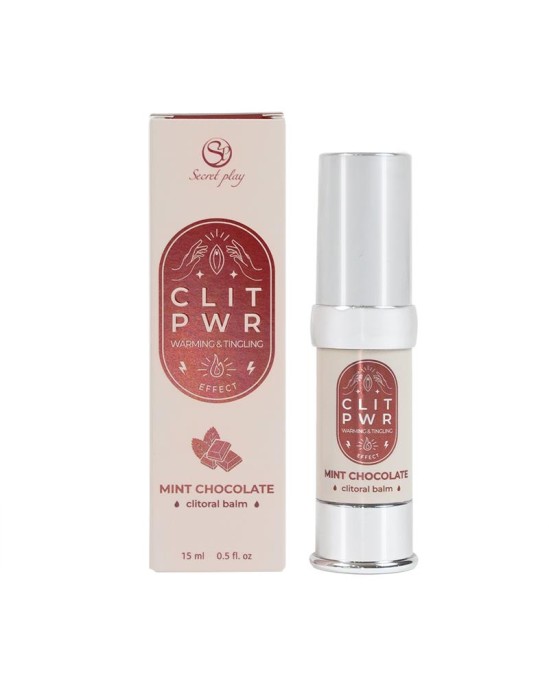 Secret Play Clit Pwr Mint Chocolate stimulējošais balzams 15 ml