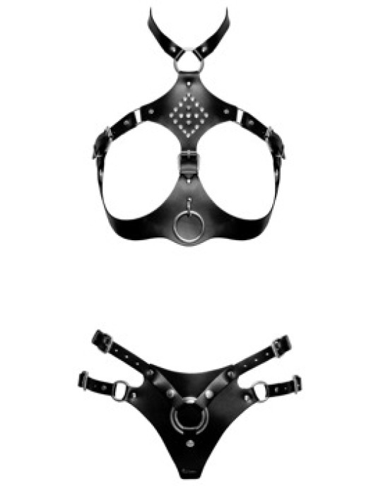 Zado Leather Harness Set S/M