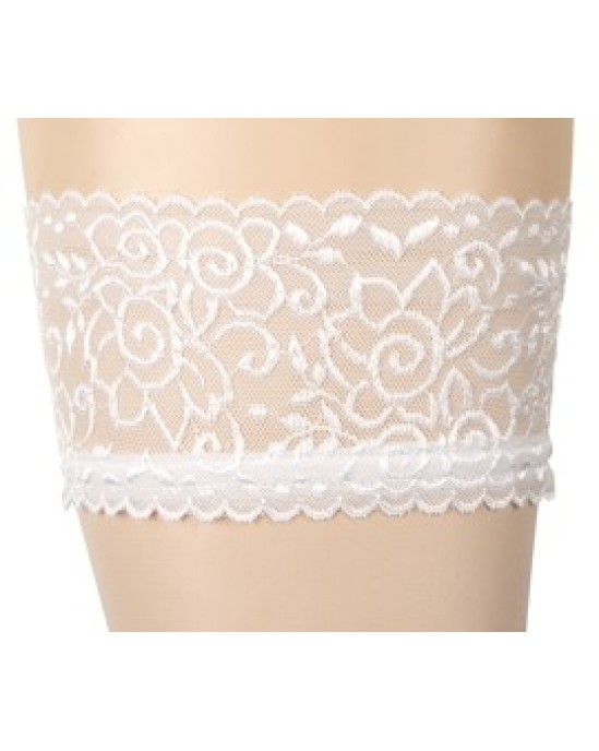 Cottelli Legwear Pieturamās zeķes baltas 1