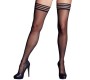 Cottelli Legwear Hold-up Stockings black 2