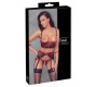 Cottelli Bondage Shelf Bra Set black/red XL