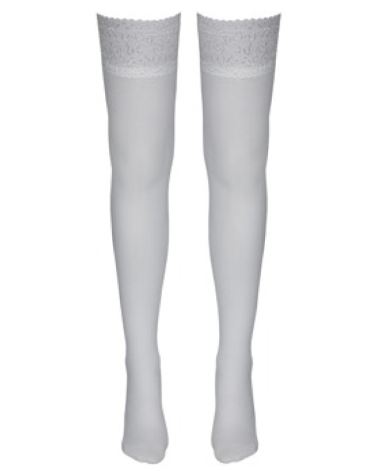 Cottelli Legwear Чулки с задержкой белые 1