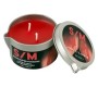 S/M Candle in a Tin red 100 g