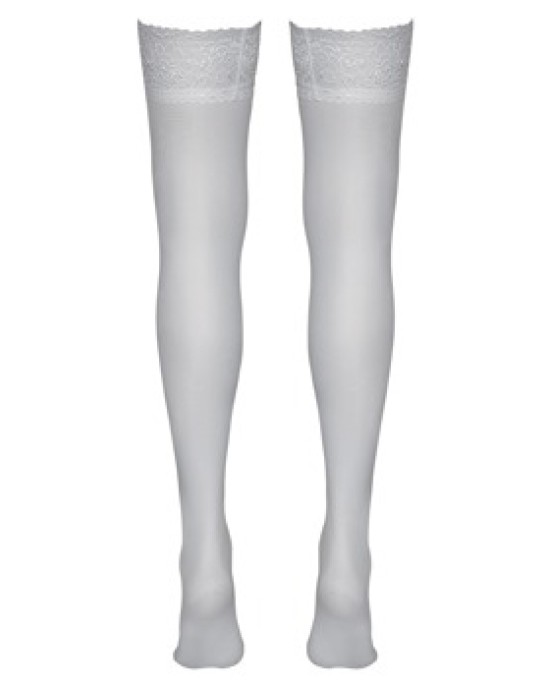 Cottelli Legwear Чулки с задержкой белые 1