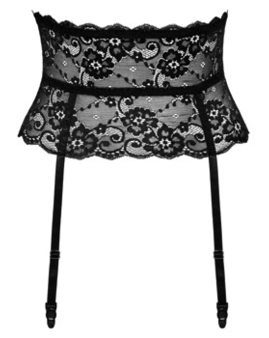 Cottelli Lingerie Lace Suspenders S