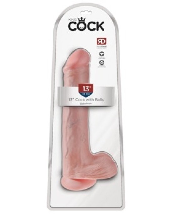 King Cock 13" Cock w Balls Lig