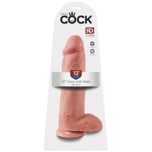 King Cock ar bumbiņām 12 collas