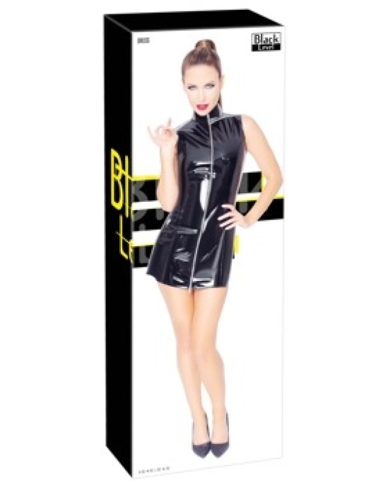 Black Level Vinyl Dress with Zip M