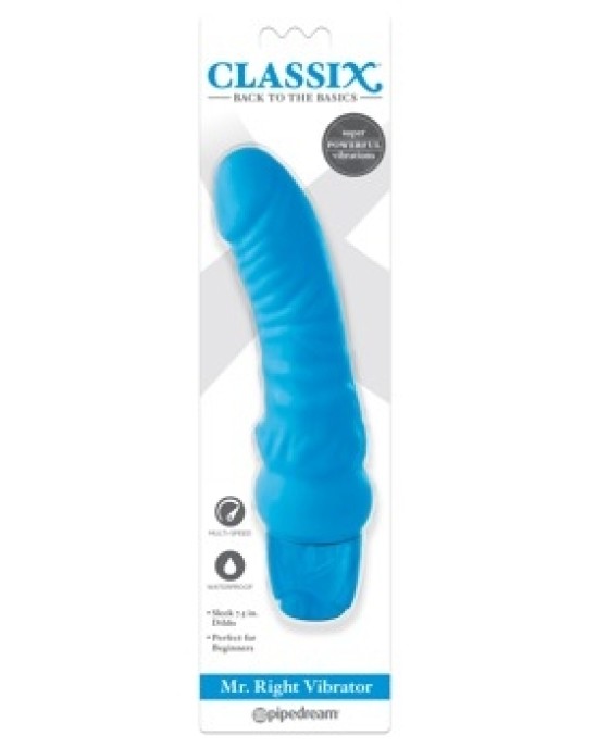 Classix Mr Right Vibrator Blue