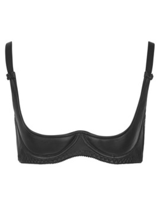 Zado Leather Shelf Bra 75B