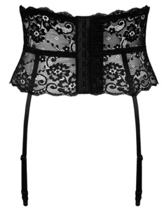 Cottelli Lingerie Lace Suspenders S