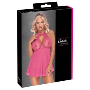 Cottelli Lingerie Babydoll rozā S/M