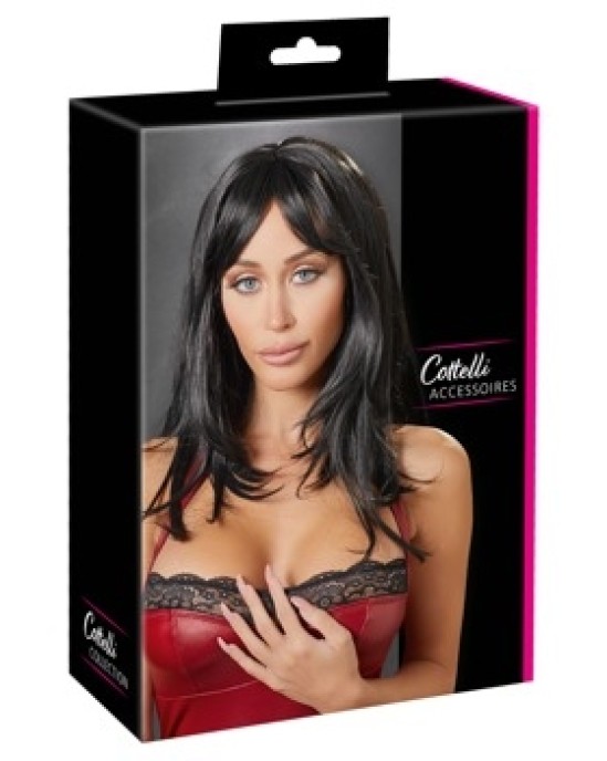 Cottelli Accessoires Long Black Wig