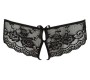 Cottelli Lingerie Crotchless Lace Briefs XL