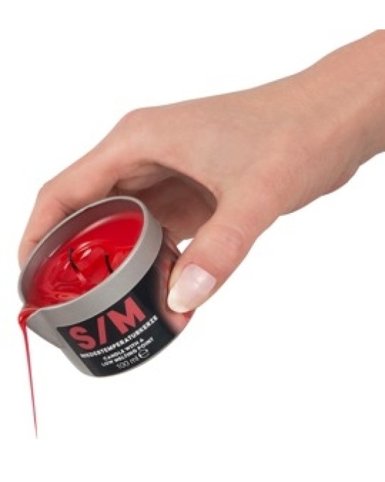 S/M Candle in a Tin red 100 g