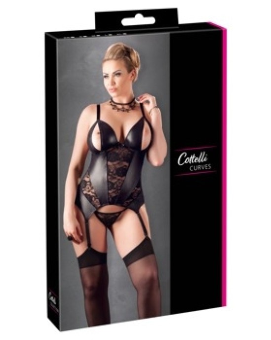 Cottelli Curves Майка с подтяжками, открытая 2XL