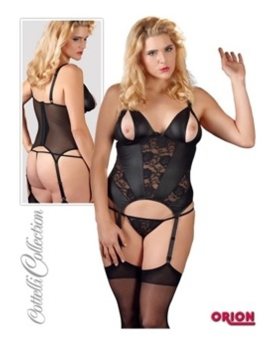 Cottelli Curves Cami Suspender atvērts 2XL