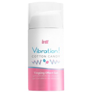 Intt Unisex Arousal Gel INTT — SPĒCĪGS INTĪMS STIMULĒJOŠS COTTON CANDY ŠĶIDRAIS VIBRATORA GĒLS 15 ML