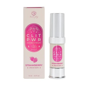 Secret Play Clit Pwr Cl toris stimulējošais balzams Zemeņu 15 ml