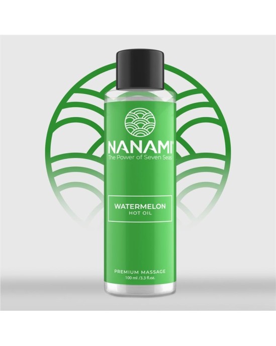 Nanami Karstās eļļas masāža arbūzu aromāts Heat Efect 100 ml