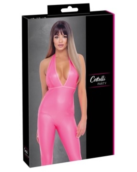 Cottelli Party Jumpsuit hot pink S