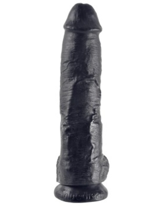 King Cock 10 inch Balls Black