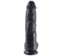 King Cock 10 inch Balls Black