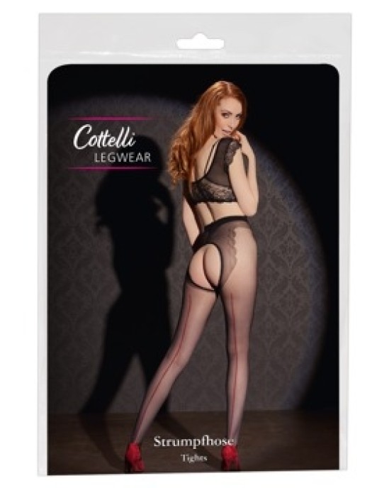 Cottelli Legwear Crotchless Tights 2