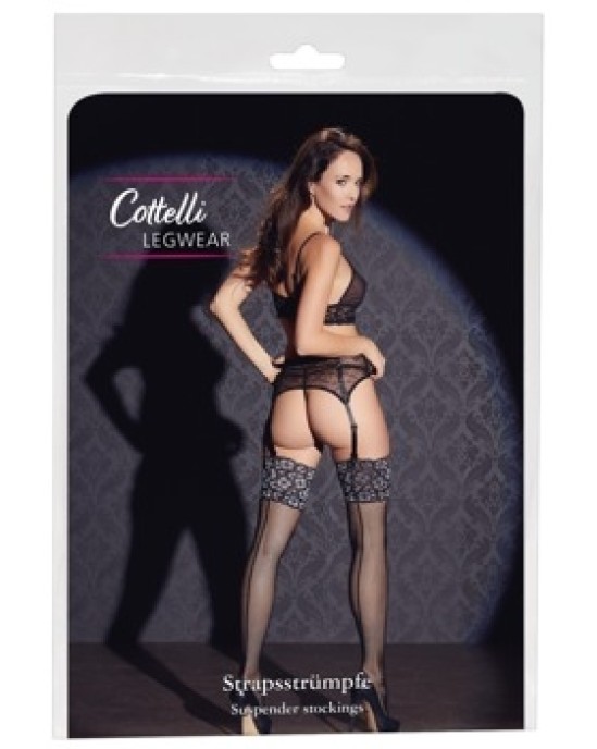 Cottelli Legwear Zeķes Mežģīnes S/M