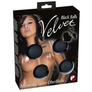 You2Toys Velvet Black Balls 4pcs