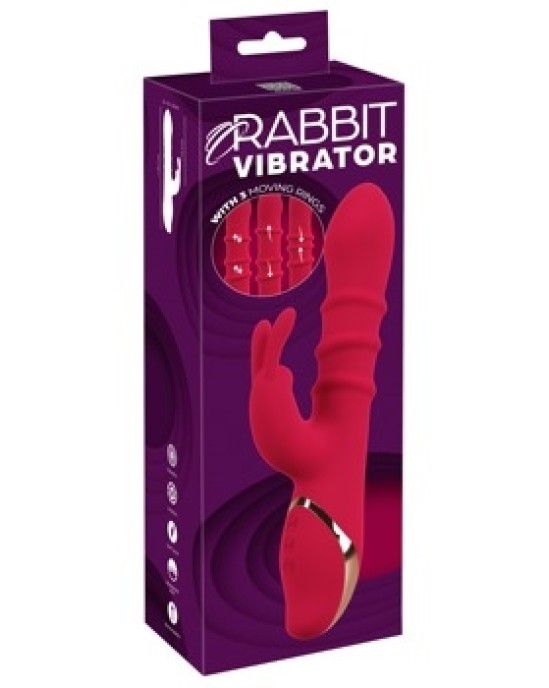 You2Toys Trušu vibrators ar 3 kustībām